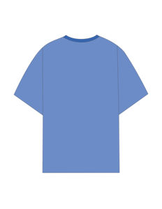 Camiseta con logotipo bordado personalizado Camiseta de cuello redondo de algodón de lujo - Product Image 2