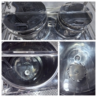 Homogénéisateur haute vitesse à commande PLC, émulsifiant sous vide, machine de fabrication de crème éclaircissante pour la peau 380V/220V 500L pour l'alimentation et les produits chimiques