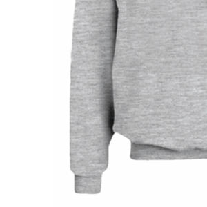 Pull d'hiver unisexe avec logo personnalisé, tendance gris orange imprimé, broderie en polaire, grande taille, collection sororités et collèges - Product Image 3