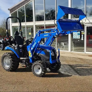 NOUVEAU 2023 SOLIS 26 TRACTEUR MONOAXIAL HYDROSTATIQUE avec CHARGEUR MOTEUR 22 CV BOÎTE DE VITESSES & POMPE - Product Image 1