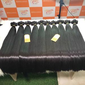 Extensiones de Cabello Virgen Vietnamita Super Double Drawn, Color Negro Natural, Cabello Humano Liso en Trama - Product Image 5