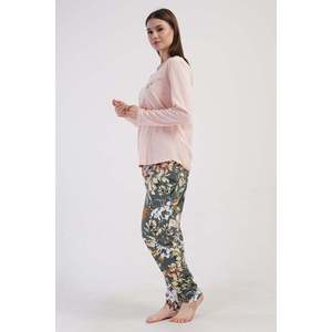 Conjunto de Pijama KADIN P.SUPREM XXL con Cuello Redondo y Mangas Largas, Diseño Ovalado - Rosa - Rosa - Product Image 2