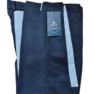 Pantalon décontracté pour homme, coupe régulière, haute élasticité, léger, 100% polyester, taille mi-haute, devant plat, écologique, respirant, service OEM, été - Product Image 5