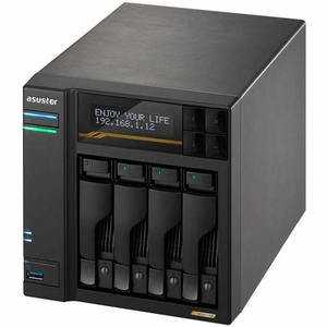 Pour le nouveau Lockerstor 4 Gen3 AS6804T, NAS 4 baies, AMD Ryzen Quad-Core 2,3 GHz, 16 Go ECC DDR5 - Product Image 3