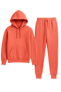 Ensemble de survêtement d'hiver tendance pour homme en coton/polyester, décontracté, en molleton uni respirant, personnalisable, OEM, pour l'entraînement, 2 pièces - Product Image 6