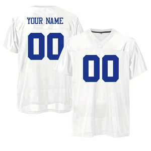 Camiseta de Fútbol Americano Bordada Personalizada con Nombre de Jugador, Uniforme de Fútbol Americano Resistente para Clubes y Escuelas - Product Image 3