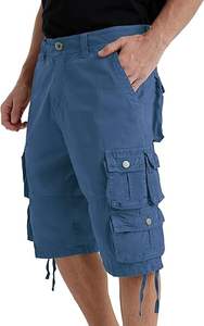 Último diseño de alta calidad 4 bolsillos algodón hecho superventas Unisex Joggers correr deportes verano entrenamiento hasta la rodilla pantalones cortos - Product Image 3