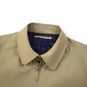 Classique à manches longues étiquette col Baseball uniforme Varsity Jacket personnalisé surdimensionné plaine Bomber veste hommes - Product Image 4