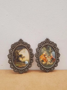 Chic argent ovale Design cadre élégant décoratif porte-Photo affichage de Table pour la décoration intérieure bureau événement cadeau de mariage - Product Image 5