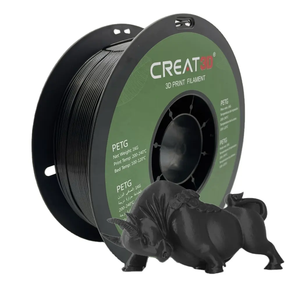 CREAT3D Wholesale High Quality PETG 3D Printing Filament 1.75 / 2.85 / 3 MM 1 / 3 / 5 / 10 KG Per Roll PETG 3D Filament