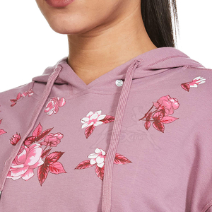 Pull à capuche décontracté avec intérieur brossé et ourlets côtelés pour un confort quotidien Pull à capuche tendance avec design Street Style - Product Image 5
