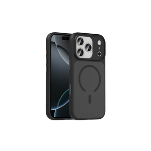 Coque de chargement sans fil en silicone de luxe UnDePlus, finition mate, compatible MagSafe pour Apple iPhone 17 Pro Plus, avec anneau de maintien - Product Image 2