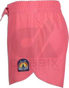 กางเกงขาสั้นผ้าฝ้าย100% สั้นสำหรับผู้หญิงกางเกงขาสั้นสำหรับออกกำลังกายพิมพ์ลายสีโลโก้ได้ตามต้องการ - Product Image 3