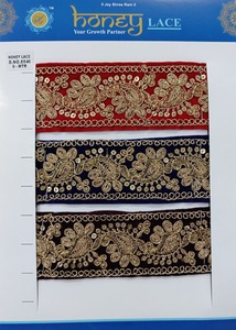 Estilo de negocios ecológico de encaje bordado Floral colorido para bolsos de ropa zapatos regalos - Product Image 3