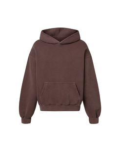 Conjunto de Sudadera con Capucha de Felpa de Algodón, Cuello Redondo, Estilo Urbano, Antiarrugas y Transpirable - Product Image 1