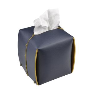 กล่องใส่กระดาษทิชชูหนังแท้น้ำหนักเบา ดีไซน์หรูหรา คลาสสิก เรียบง่าย ตกแต่งโต๊ะ |   ปรับแต่งได้ตามต้องการ - Product Image 1