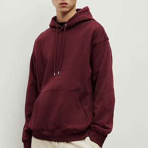 Sudadera con capucha para hombre con logotipo profesional de talla grande y color personalizado mezcla básica de algodón venta en línea Sudadera con capucha de manga larga - Product Image 2