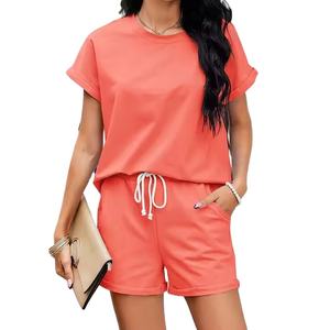 Conjunto de 2 Piezas para Mujer, Casual, con Capucha, Largo, Personalizado, Bordado, Corte Regular, Tejido de Punto Acanalado, para Todas las Temporadas, Poliéster y Algodón 2026 - Product Image 2