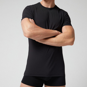 100% coton haute qualité personnalisable hommes Ringer T-Shirts 180 grammes respirant microfibre avant Logo motif conception - Product Image 3