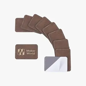 Parches Termoadhesivos Rectangulares de PU con Lentejuelas Bordadas en Forma de Corazón y Flores 3D, Accesorios para Prendas y Sombreros (10 Piezas), Grabado Láser - Product Image 6