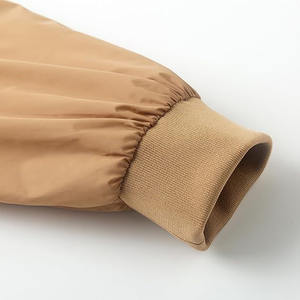 Chaqueta cortavientos informal para hombre con logotipo de diseñador personalizado cremallera completa Classic Varsity Bomber Canvas Street Wear-Venta al por mayor - Product Image 6