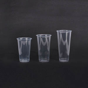 Gobelets en plastique PP de haute qualité Qualitec série PP-Y-S, 100 % recyclables, jetables, tailles 12 oz et 33 oz, pour boissons à emporter - Product Image 2