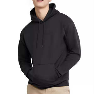 Jersey sólido de peso pesado para hombre, sudaderas con capucha OEM de algodón polar bordado, estampado personalizado, colores personalizados, Logo, ropa de calle, moda alta - Product Image 6