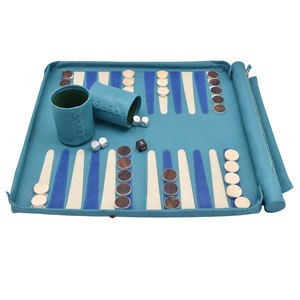 แบ็คแกมมอนหนังแบบพกพาสำหรับเดินทางกลางแจ้ง - Product Image 1