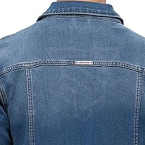 Blouson en jean léger à col montant pour homme, style urbain, nouveauté Hiver 2026, en promotion en ligne - Product Image 6