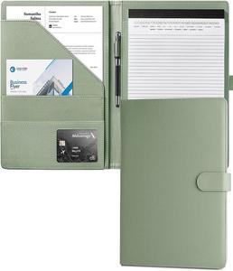 Organizador de Archivos de Negocios de Cuero PU con Múltiples Bolsillos, Cierre Magnético, Bloc de Escritura, Ranuras para Tarjetas, Portaplumas, Tamaño A4, Colores Personalizados - Product Image 1