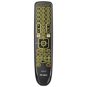Télécommande TV (Universelle) GUMBODY Facile 5+ Noir 806080 - Product Image 1