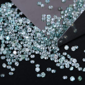 LC Blue Tinch 2-Up Round Cut CVD Lab Créé Loose Diamonds VVS-SI Clarté 8.00 MM Up Size - Product Image 4