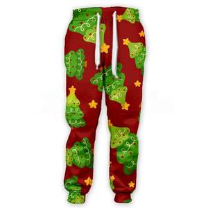 กางเกงวอร์มสำหรับผู้ชายผ้าโพลีเอสเตอร์และผ้าฝ้ายที่ทันสมัยสวมใส่สบาย - Product Image 2