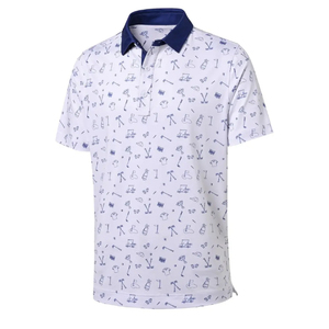 เสื้อโปโลแฟชั่นเข้ารูประบายอากาศผ้าฝ้ายลำลองแขนสั้นผู้ชายเสื้อผ้าฤดูร้อนแบบเรียบขายส่งเครื่องแต่งกายจำนวนมาก - Product Image 1