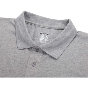 Men's for Shirts <b>Round</b> Collar <b>Knitted</b> Fabric Short Sleeve Solid Pattern 100% Cotton High Quality Formal Style - Product Image 3