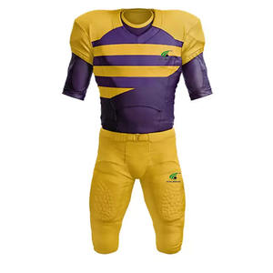 Trending Style Custom College American Football Uniform Sublimation Tackle Twill Jersey 100% Polyester Adult Sportswear - Product Image 5