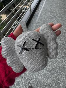 Colgante Personalizado VVS1 para KAWS, Plata 925 con Moissanita, Chapado en Oro, Estilo Hip Hop, Joyería Fina, Colgantes y Dijes para Hombre - Product Image 6