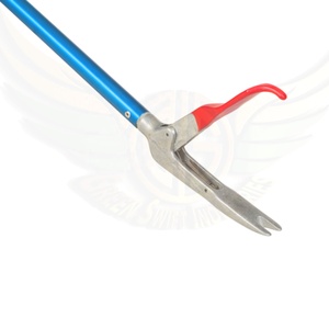 Pinzas de aluminio sólido para el manejo de serpientes, gancho Manual de la mejor calidad para reptiles, INDUSTRIAS SWIFT VERDE, nuevas trampas suaves para murciélagos de Metal - Product Image 2