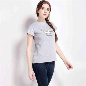 Camiseta de moda personalizada lisa de alta calidad 100% algodón ropa de calle informal de gran tamaño para hombre Camiseta en blanco con estampado personalizado - Product Image 4