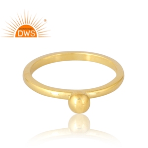 Anillo de Plata de Ley 925 chapado en oro de 18 quilates, joyería fina Demi para mujer, regalo para ella - Product Image 3