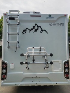 Portabici Pieghevole in Alluminio Resistente alle Intemperie per Camper di Classe B - Product Image 6