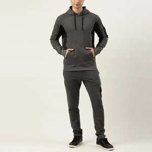 Wholesale Price Lightweight Quick Dry <b>Men</b> <b>Sweat</b> <b>Suit</b> Set Winter Wear Long Sleeve Solid Tracksuit Plus Size Fresh Arrival - Product Image 1