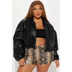 Chaqueta de Cuero PU para Hombre, Personalizada, OEM, Marca Privada, Envío Directo, en Existencia - Product Image 3