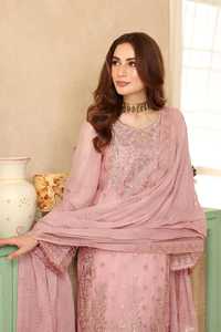<b>Hot</b> Selling Custom Designs Salwar Kameez Women's Casual Party Wear Fancy Organza High-quality Stretchable Wrinkle-Free All - Product Image 3