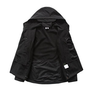 Veste de pêche zippée d'hiver pour hommes personnalisée coupe-vent et imperméable Protection UPF 50 conception respirante pour les sports de plein air - Product Image 2