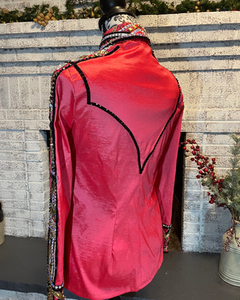 Chemise de performance occidentale haut d'équitation orné de femmes Style personnalisé pour compétition de rodéo vêtements de spectacle équestre séchage rapide - Product Image 4