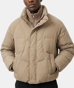 Veste d'hiver unie pour homme, chaude et épaisse, avec logo personnalisé, doudoune par Antique Fashion - Product Image 1