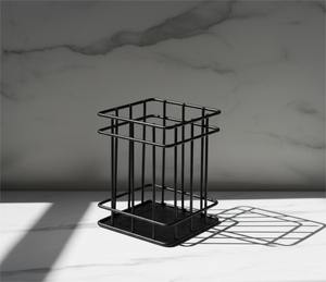 Elegante Organizador de Escritorio Metálico Moderno con Múltiples Compartimentos para Oficina, Escuela y Hogar, Altura 17.78cm, Ancho 29.21cm - Product Image 4