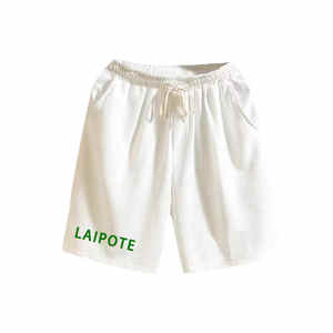 Ostrowears กางเกงว่ายน้ำผ้าฝ้ายสำหรับผู้ชายกางเกงชายหาดผ้าคอตตอน100% โลโก้ตามสั่งพิมพ์ DTG - Product Image 6