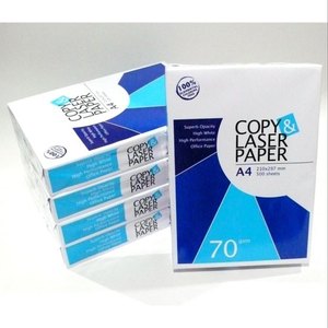 Papier copie laser multi-usage A4 haute qualité 80 g/m² blanc/couleur pour bureau - Product Image 1